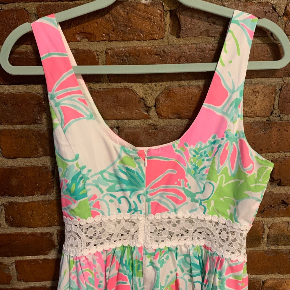 Lilly Pulitzer Rosemarie Printed Scoop Neck Dress - Picture 4 of 6